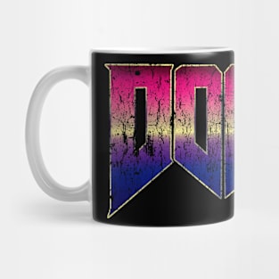 retro neon mf doom Mug